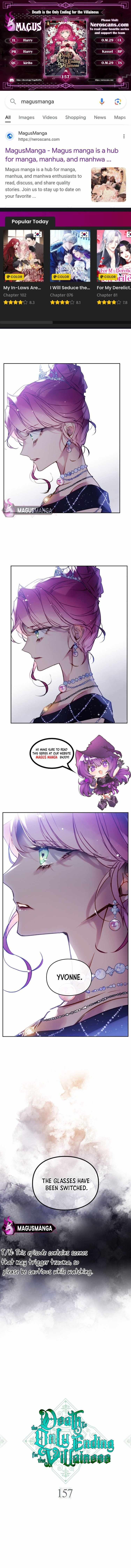 Death Is The Only Ending For The Villainess Chapter 157