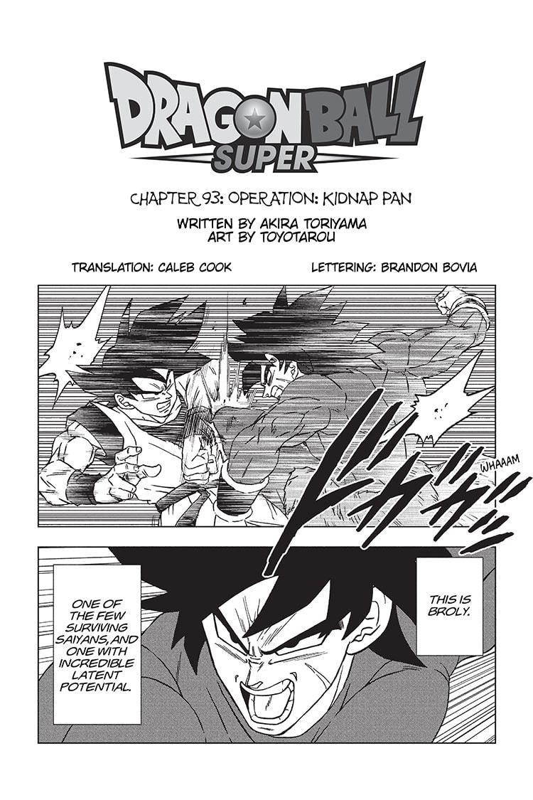 Dragon Ball Super Chapter 93