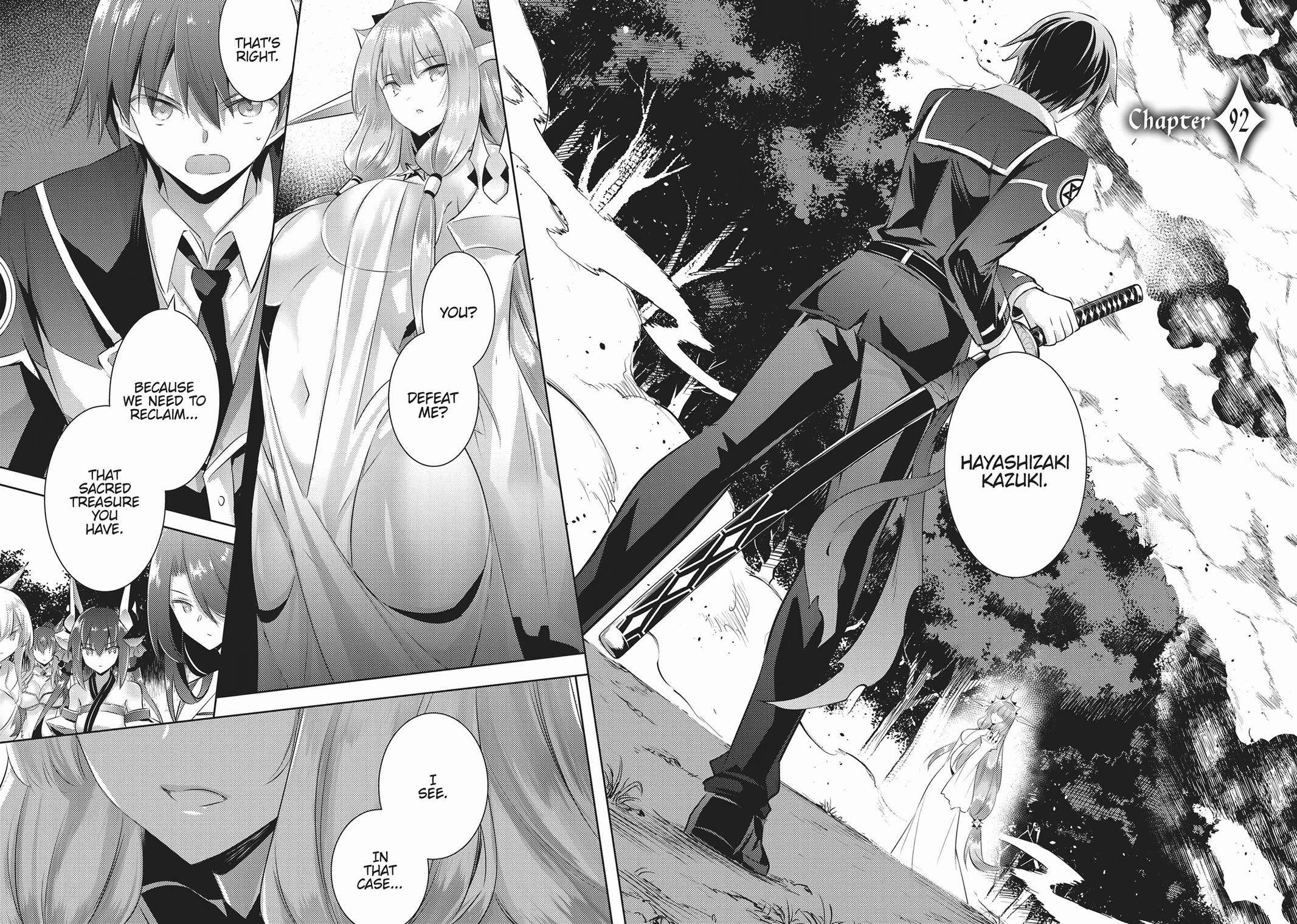 Magika no Kenshi to Shoukan Maou Chapter 92