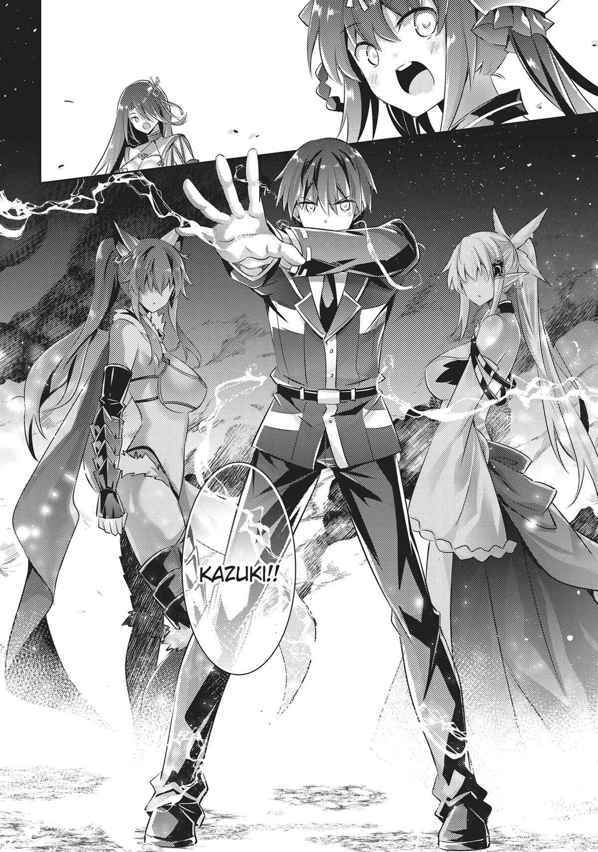 Magika no Kenshi to Shoukan Maou Chapter 95