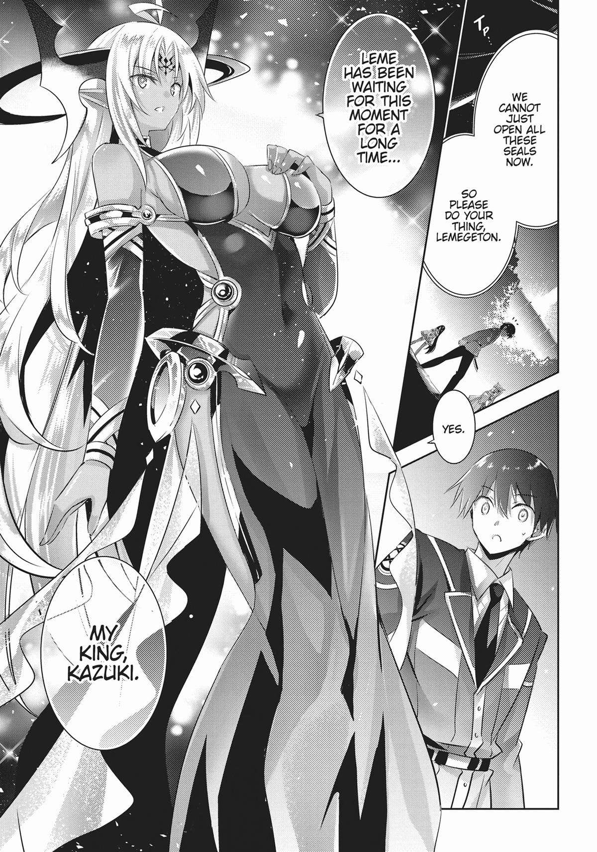 Magika no Kenshi to Shoukan Maou Chapter 96