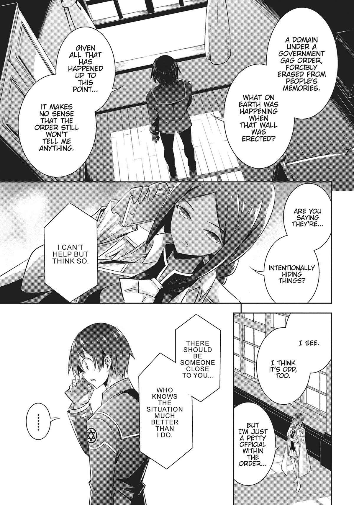 Magika no Kenshi to Shoukan Maou Chapter 98