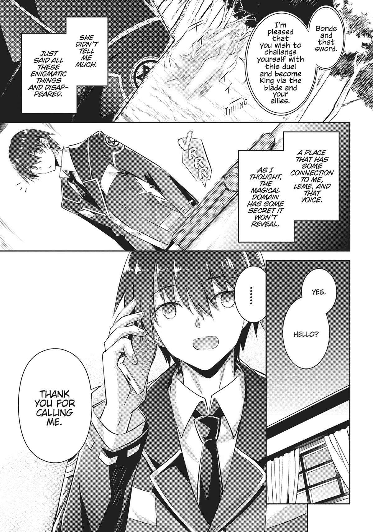 Magika no Kenshi to Shoukan Maou Chapter 98