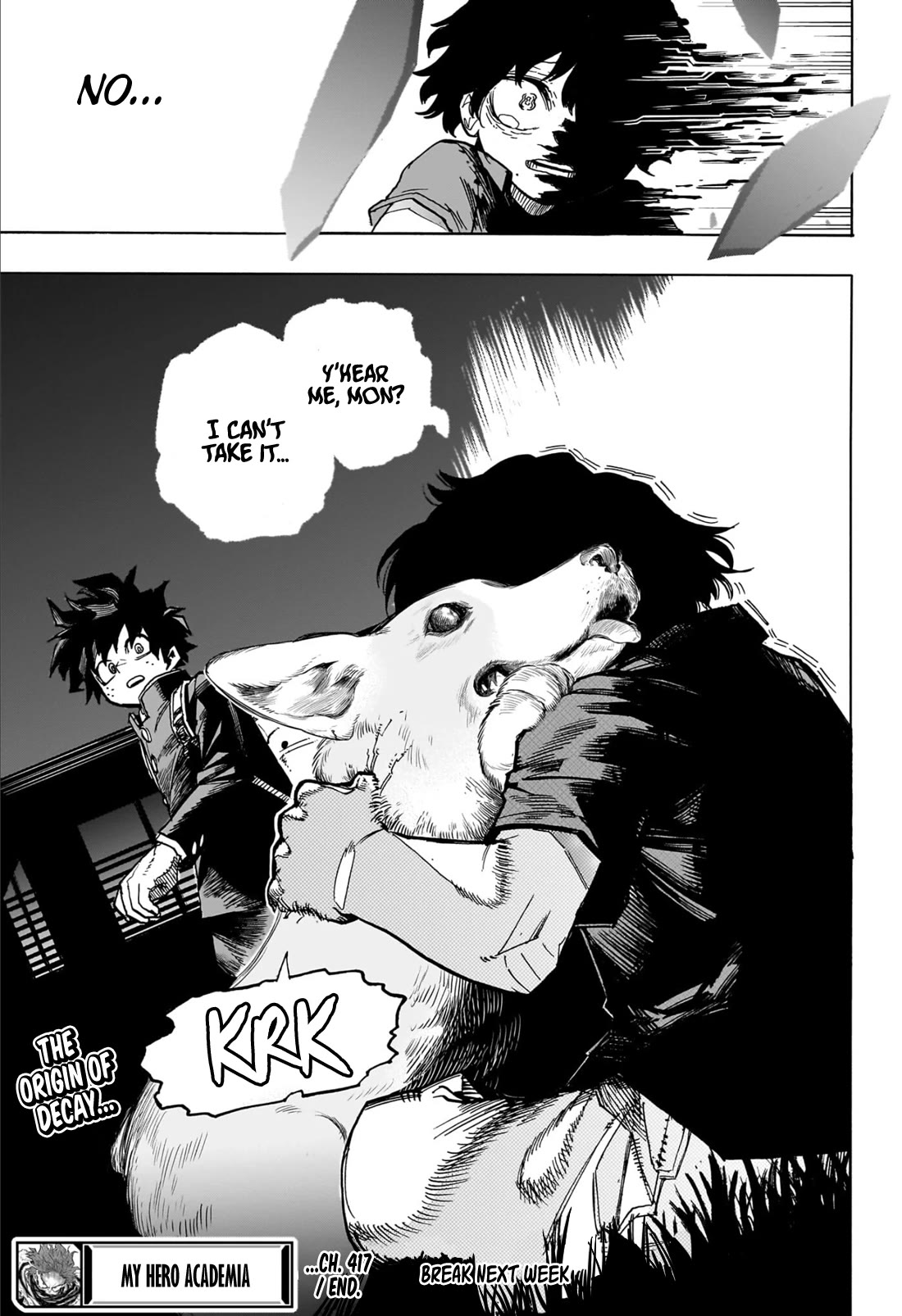 Boku No Hero Academia Chapter 417