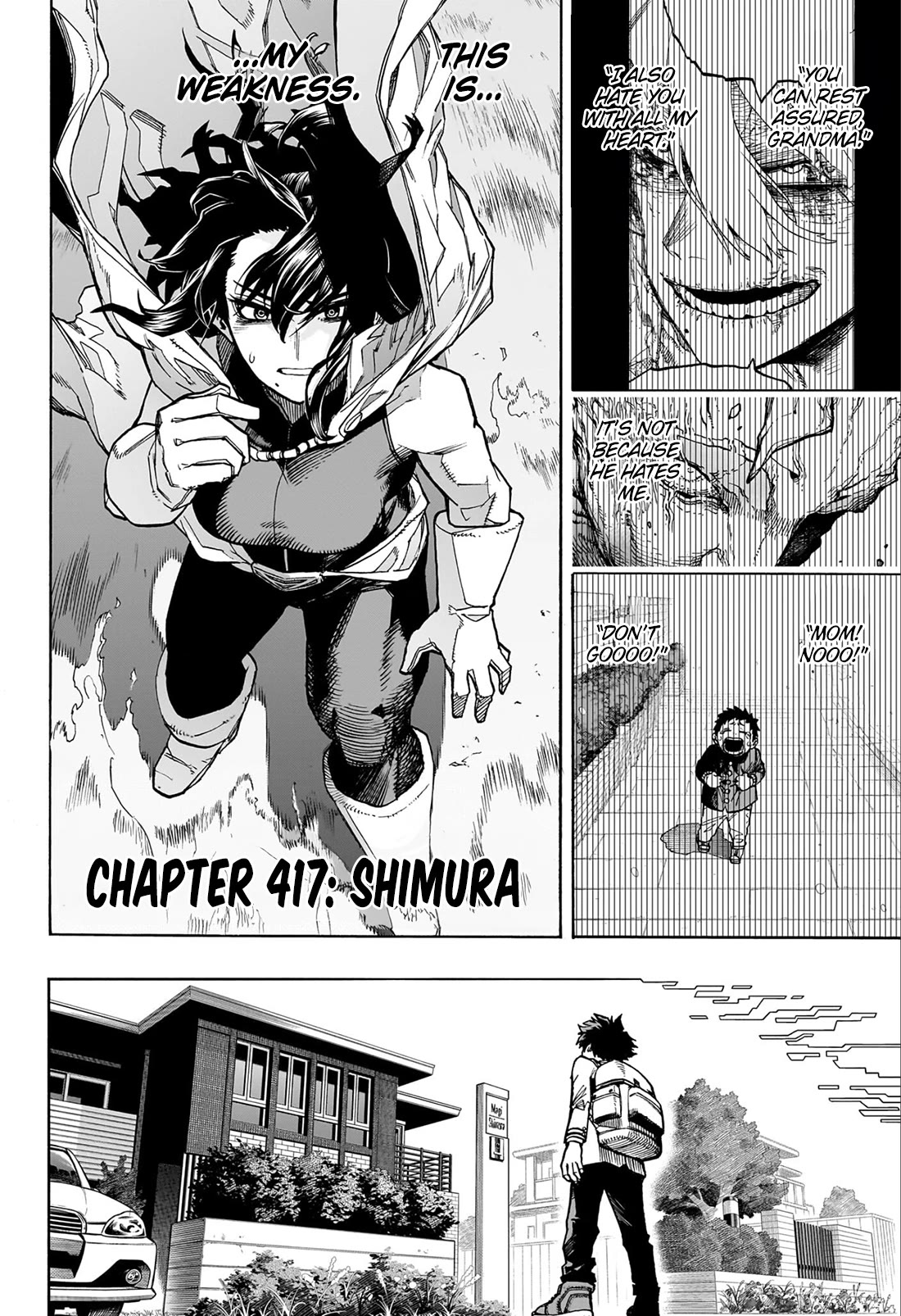 Boku No Hero Academia Chapter 417