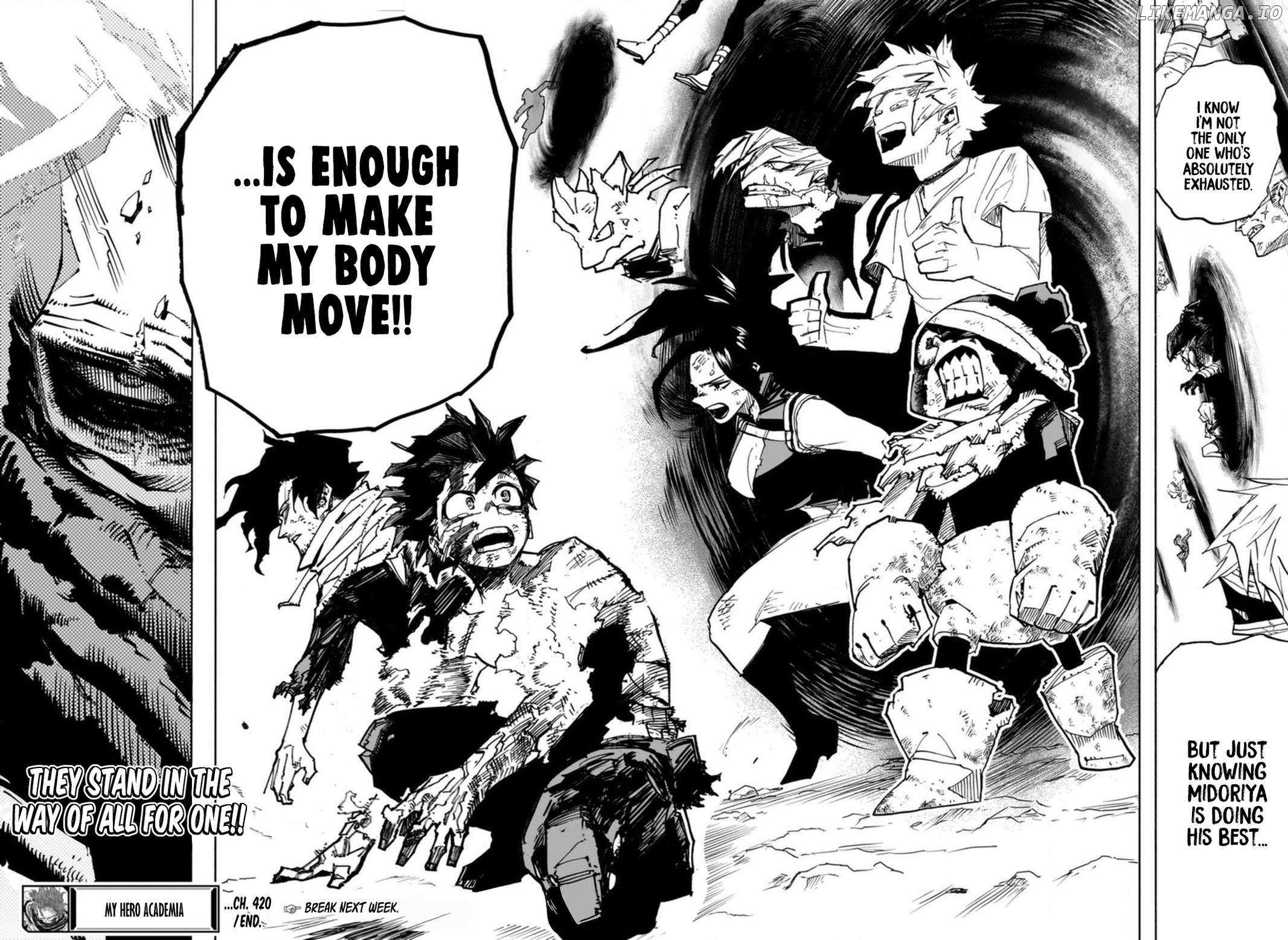 My Hero Academia Chapter 420