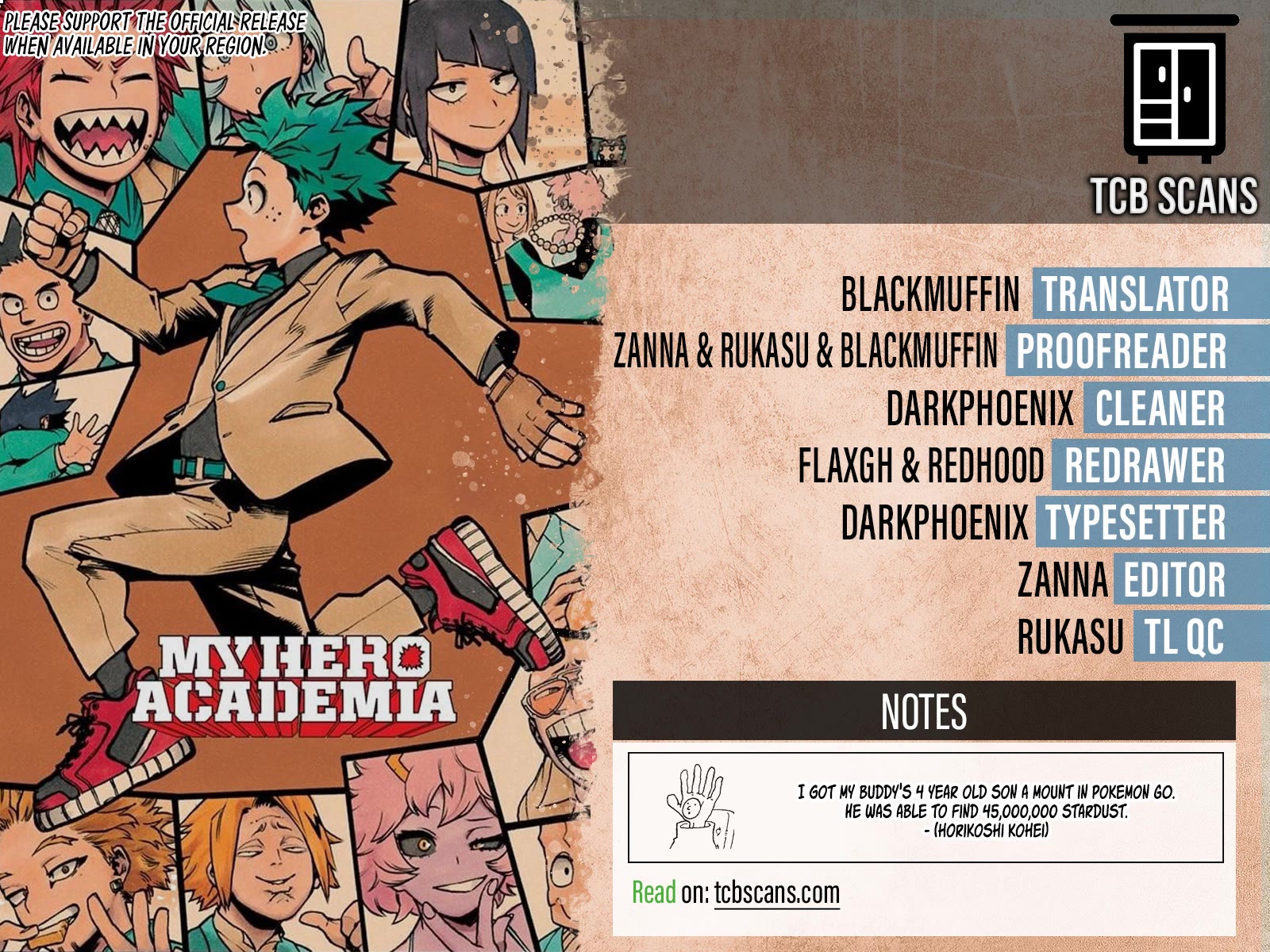 Boku No Hero Academia Chapter 423
