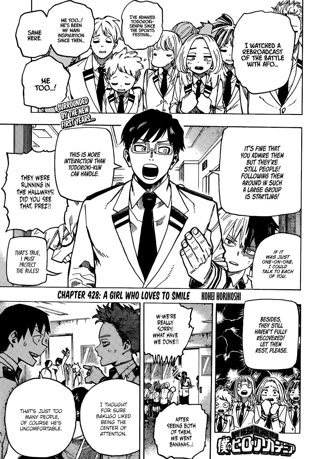 Boku No Hero Academia Chapter 428