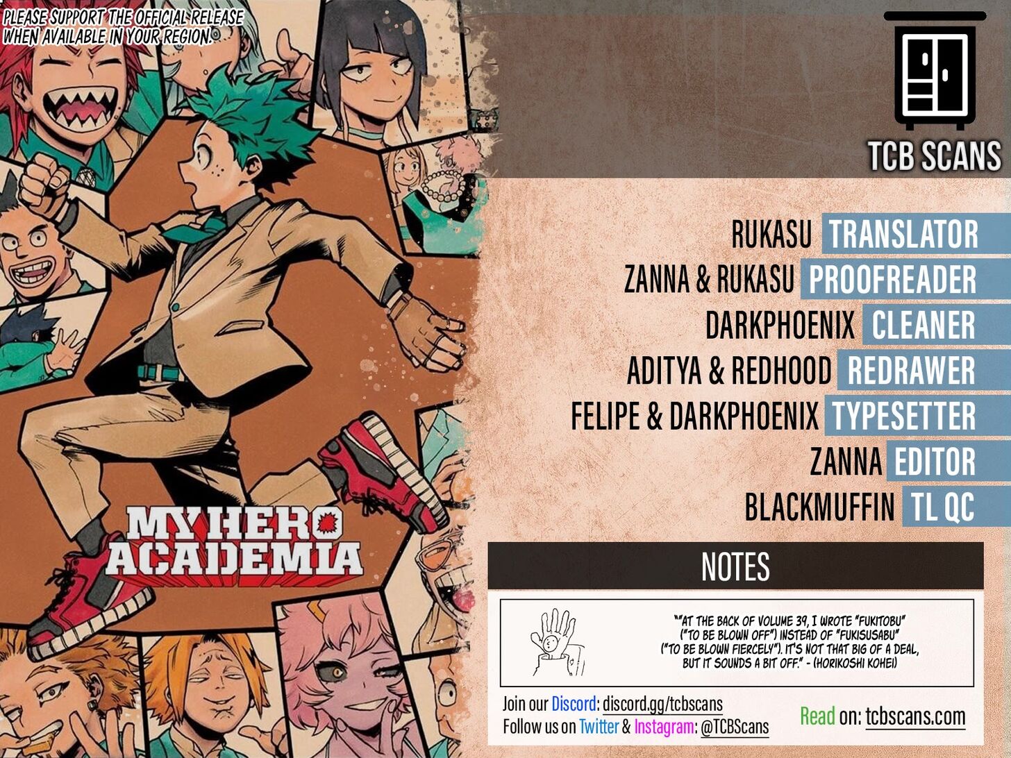Boku no Hero Academia Vol.TBD Ch.408
