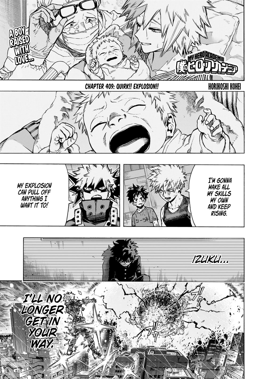 Boku No Hero Academia Chapter 409