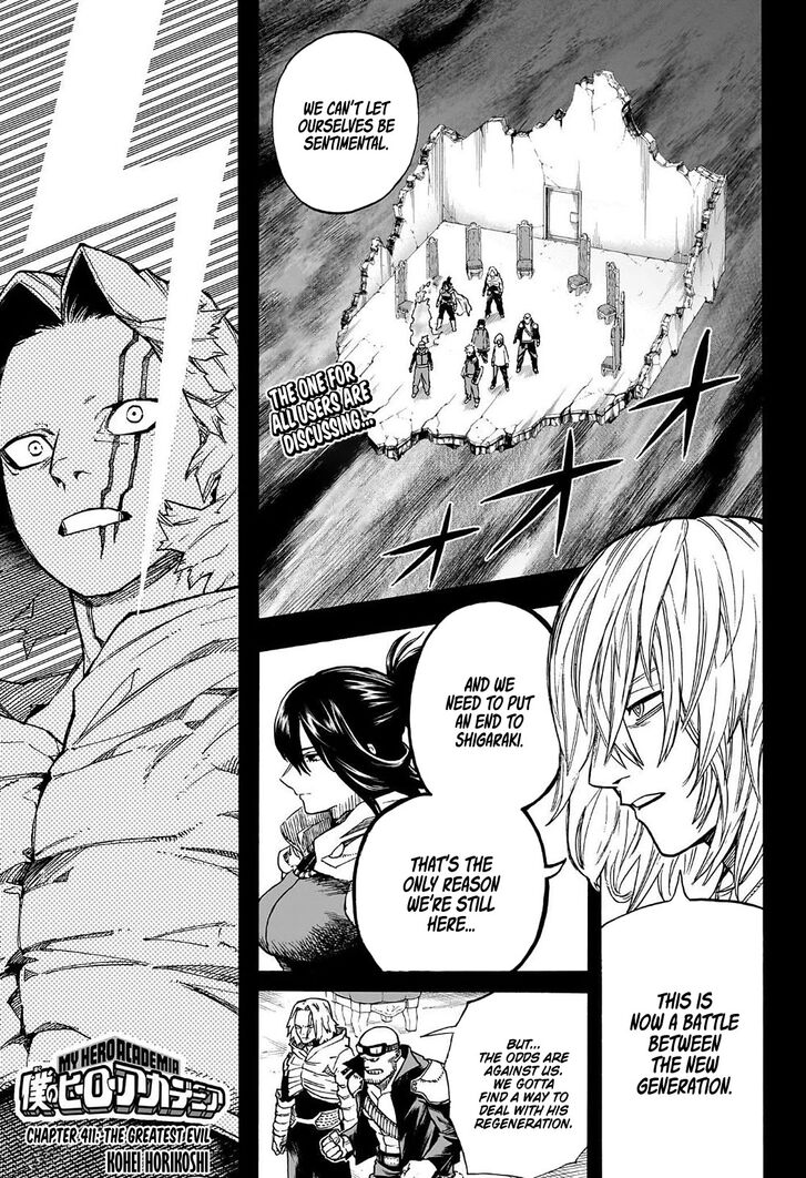 Boku no Hero Academia Vol.TBD Ch.411