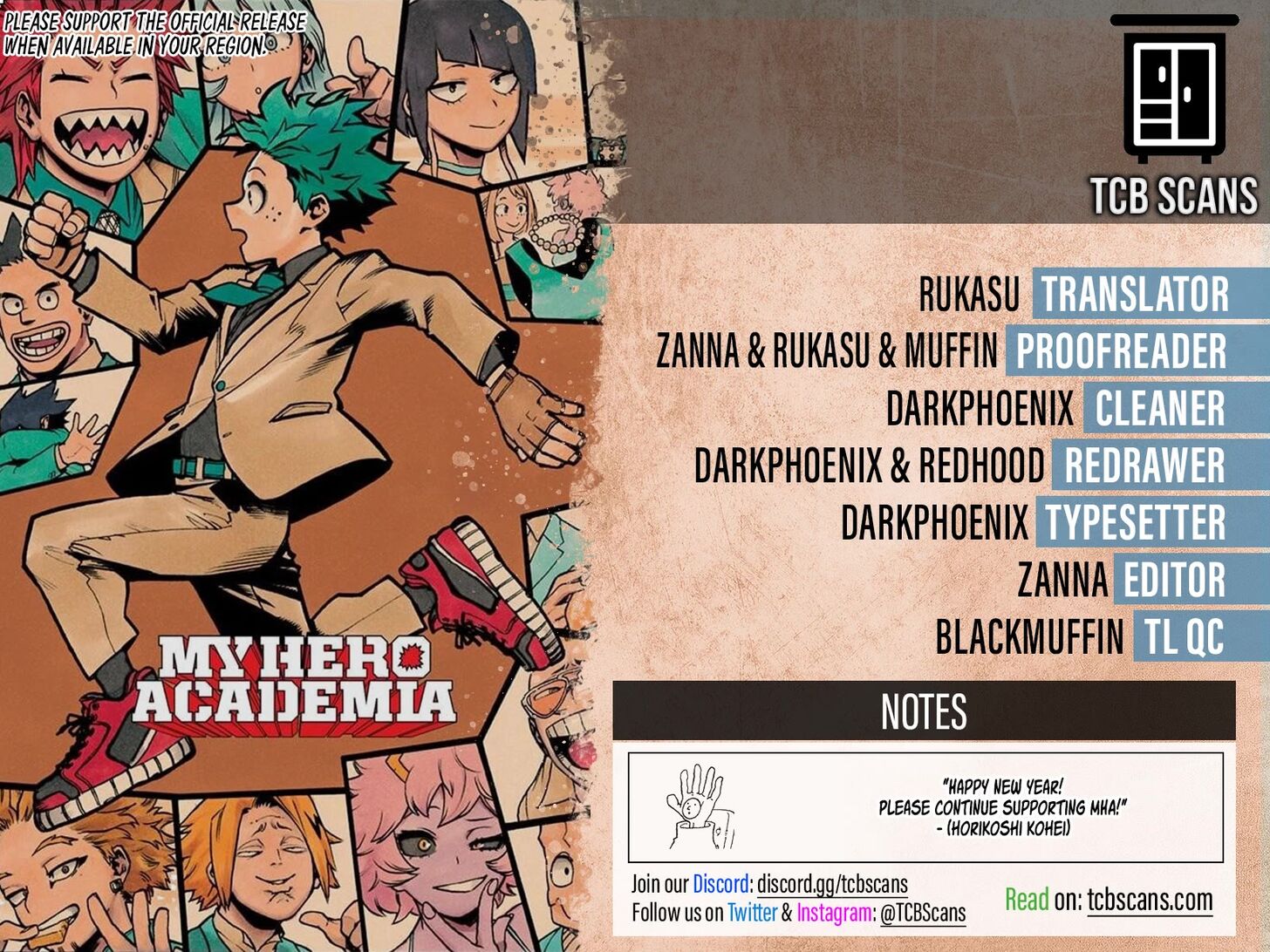 Boku no Hero Academia Vol.TBD Ch.411