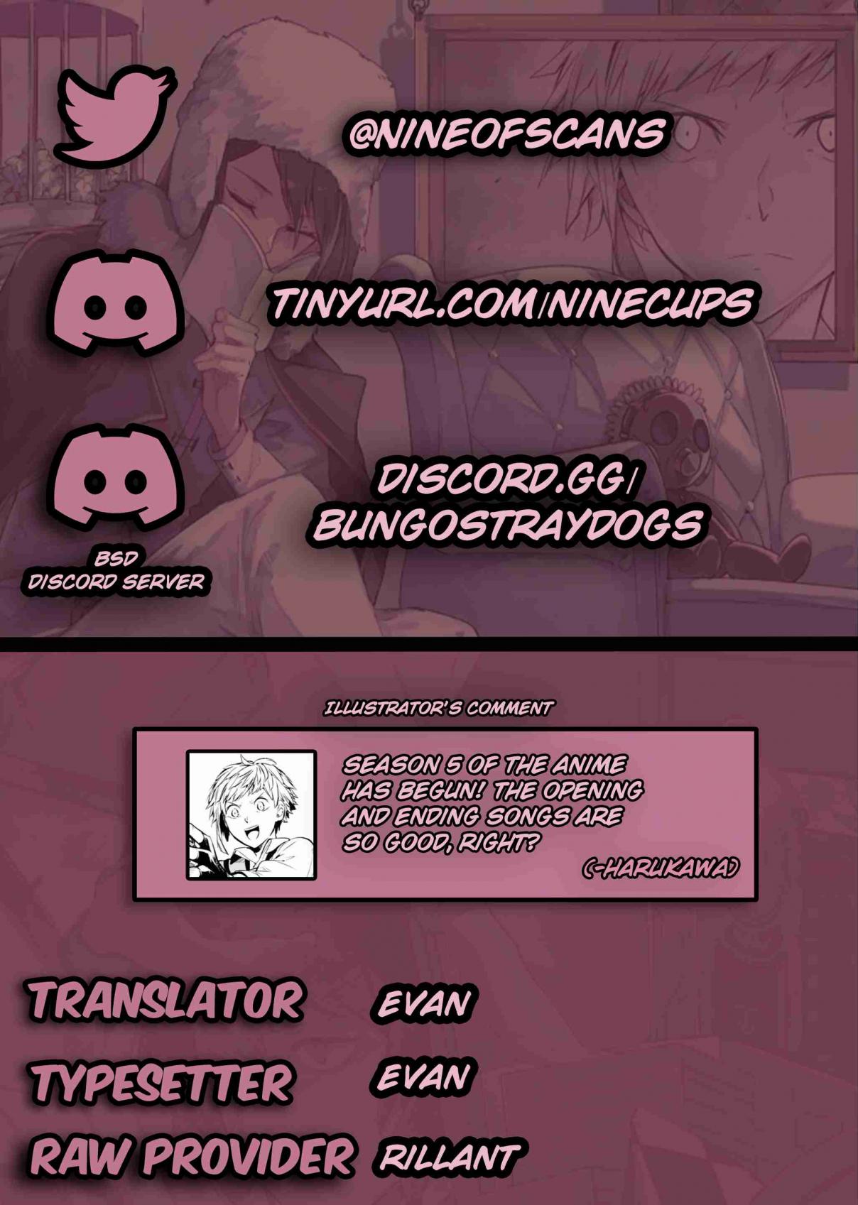 Bungou Stray Dogs 109
