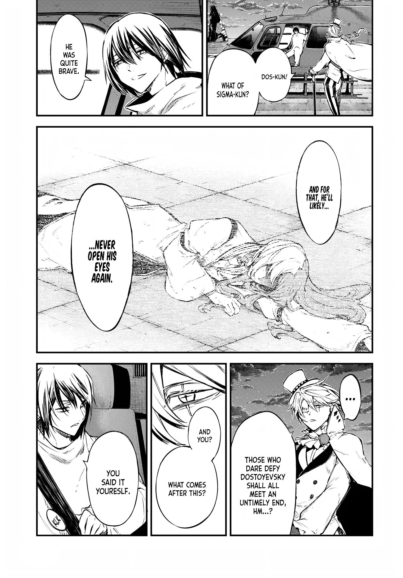 Bungou Stray Dogs Chapter 111