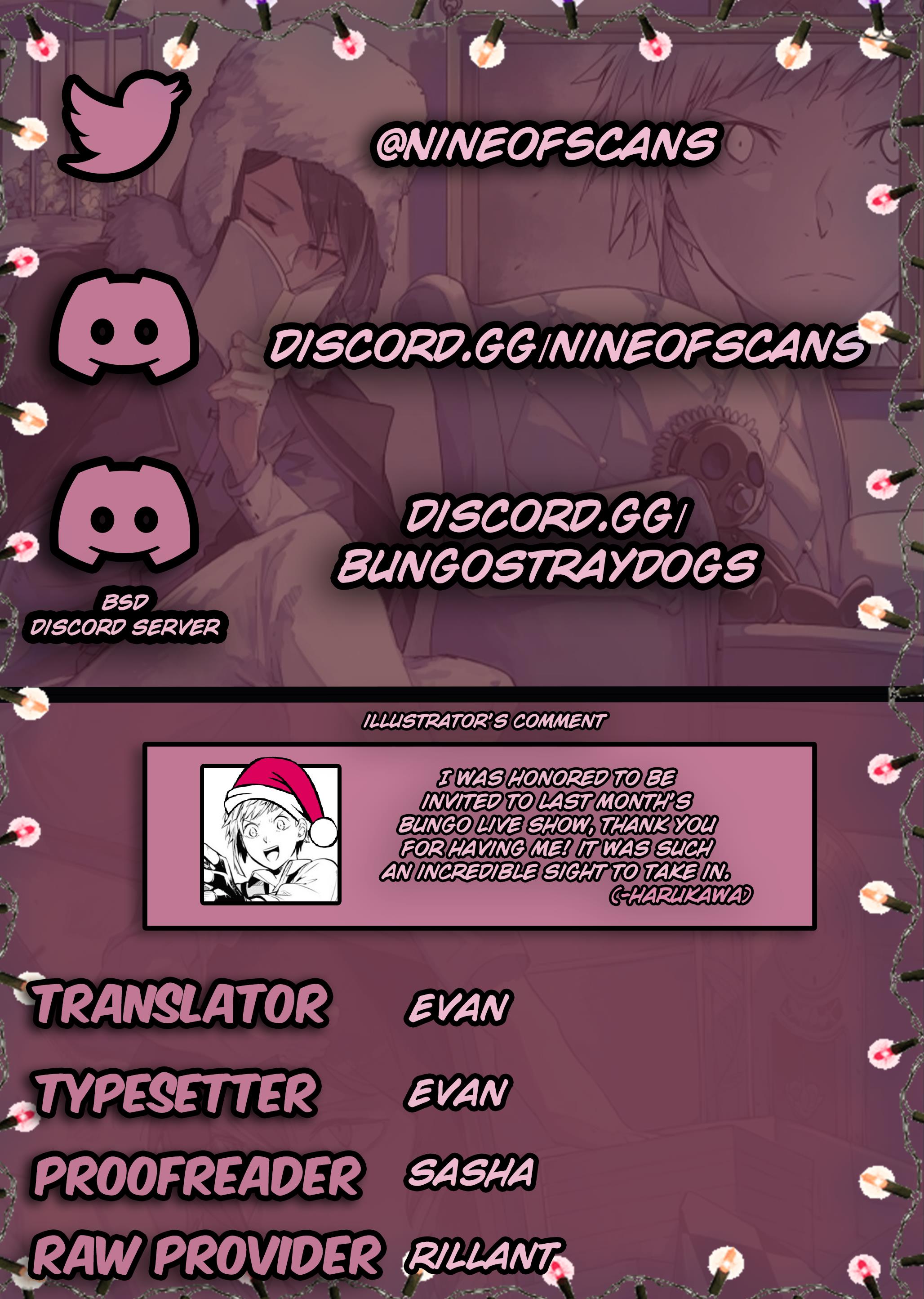 Bungou Stray Dogs Chapter 111.5