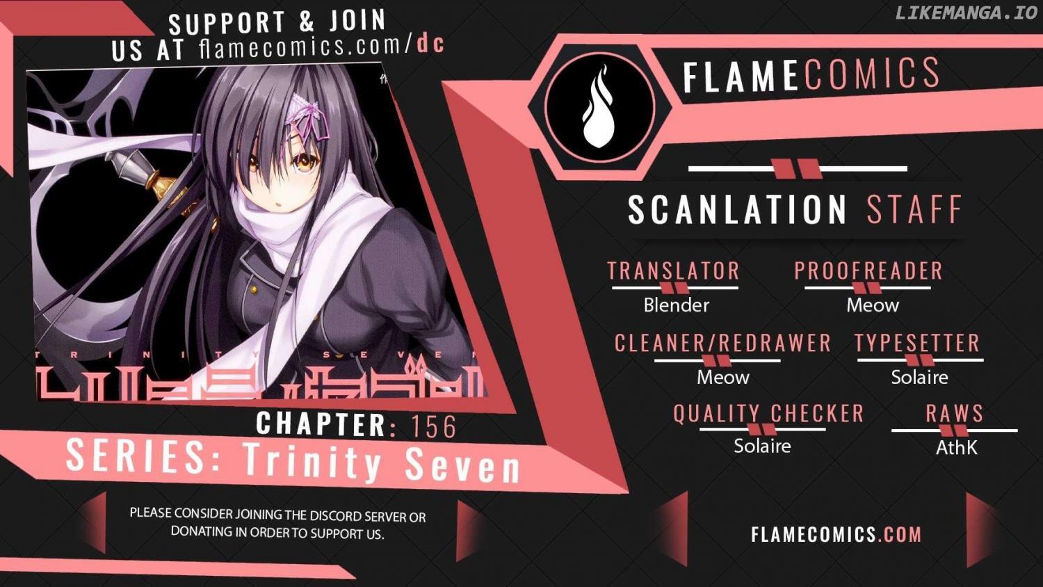 Trinity Seven: The Seven Magicians Chapter 156