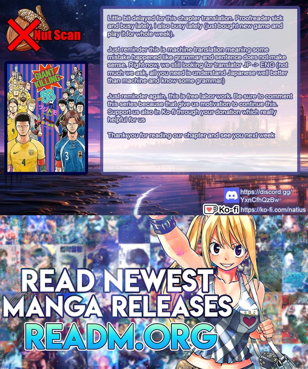 Giant Killing Chapter 522