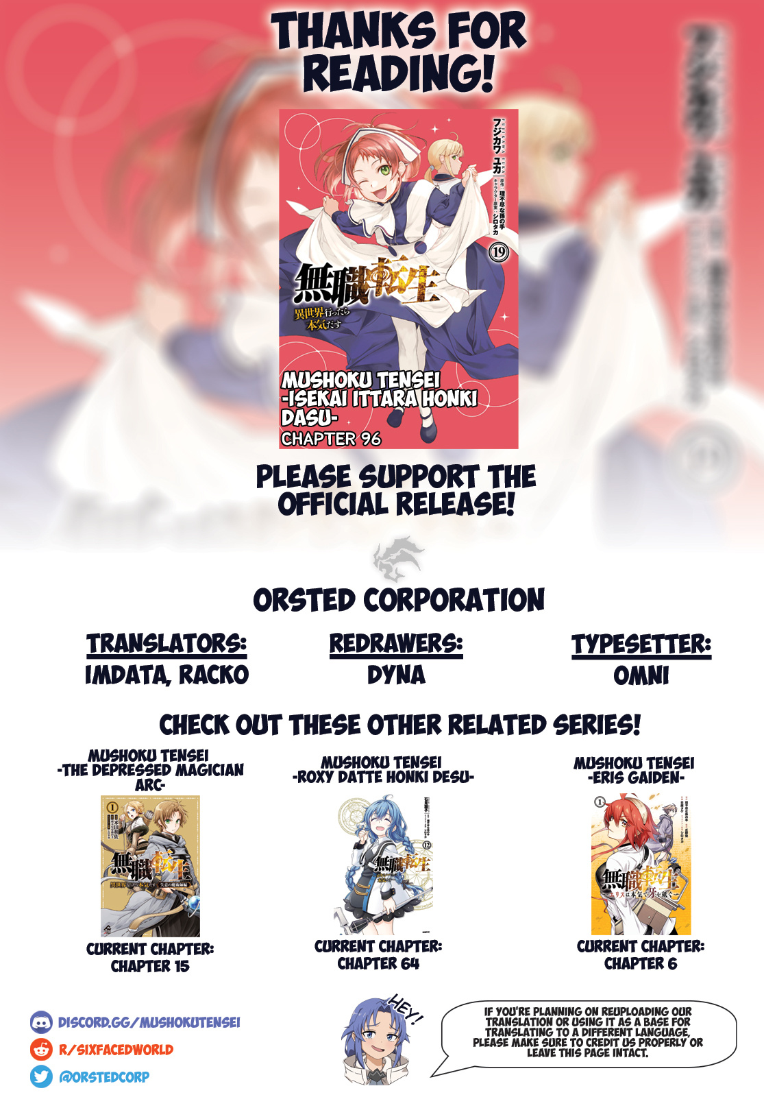 Mushoku Tensei - Isekai Ittara Honki Dasu Chapter 96