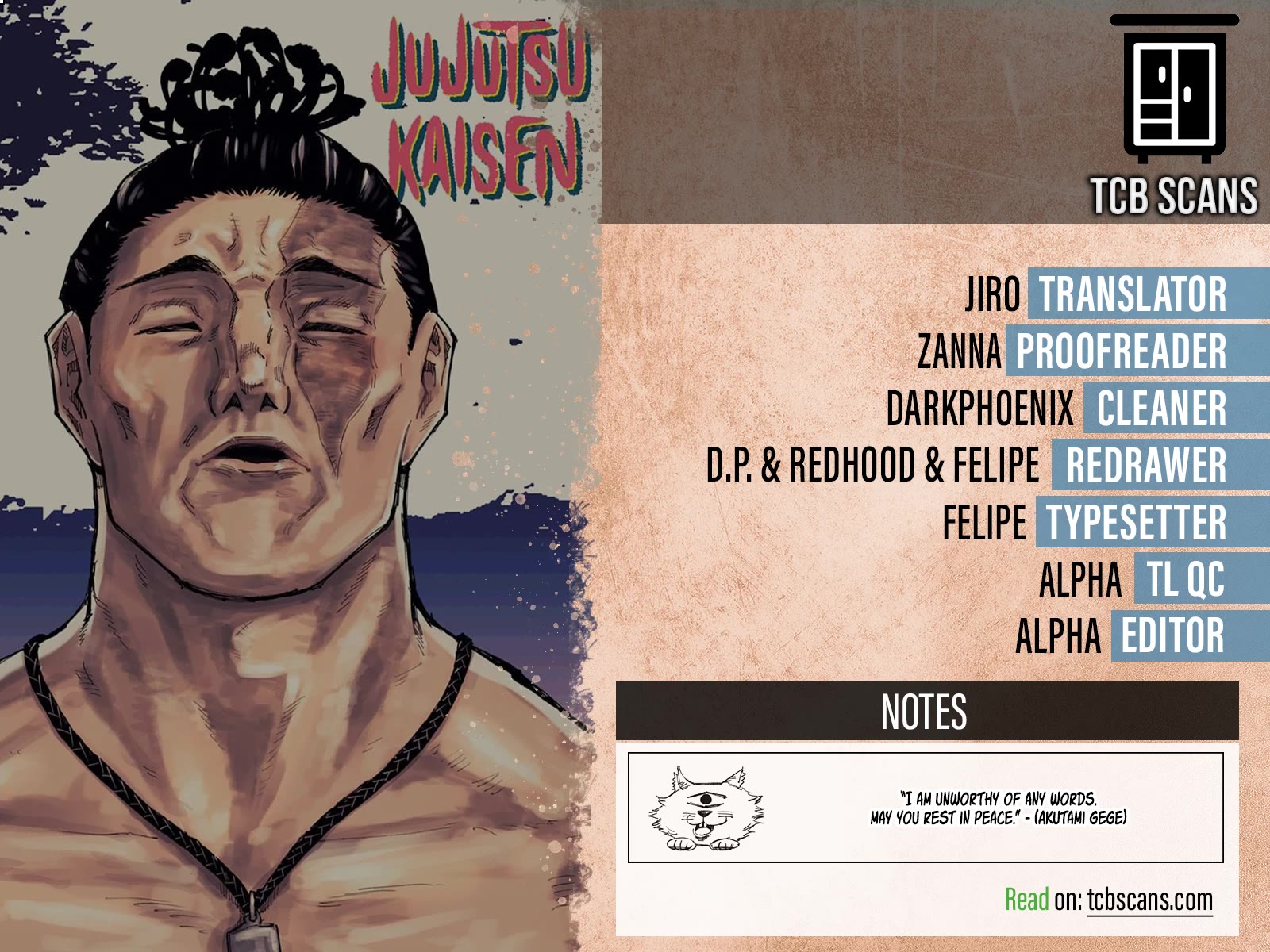 Jujutsu Kaisen Chapter 254