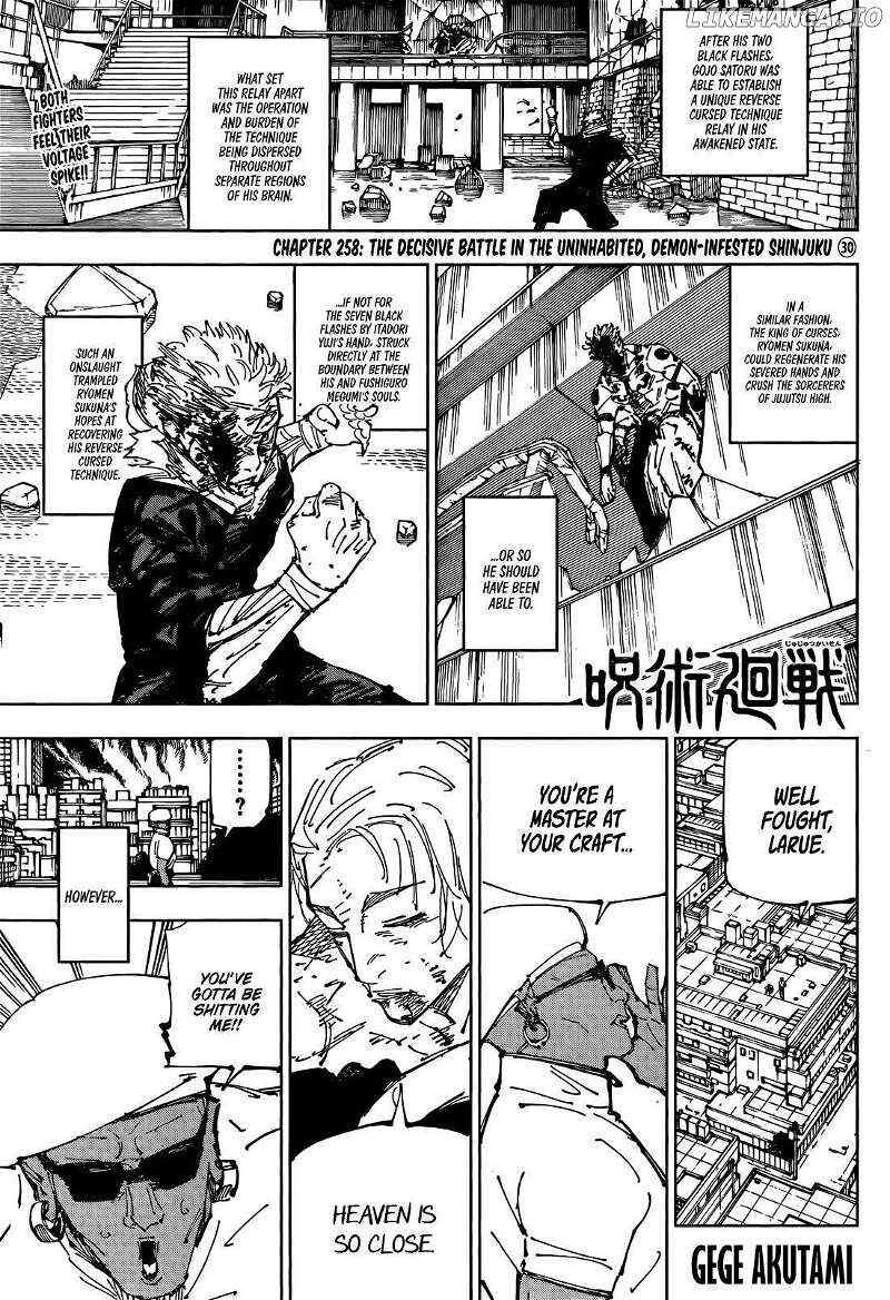 Jujutsu Kaisen 258