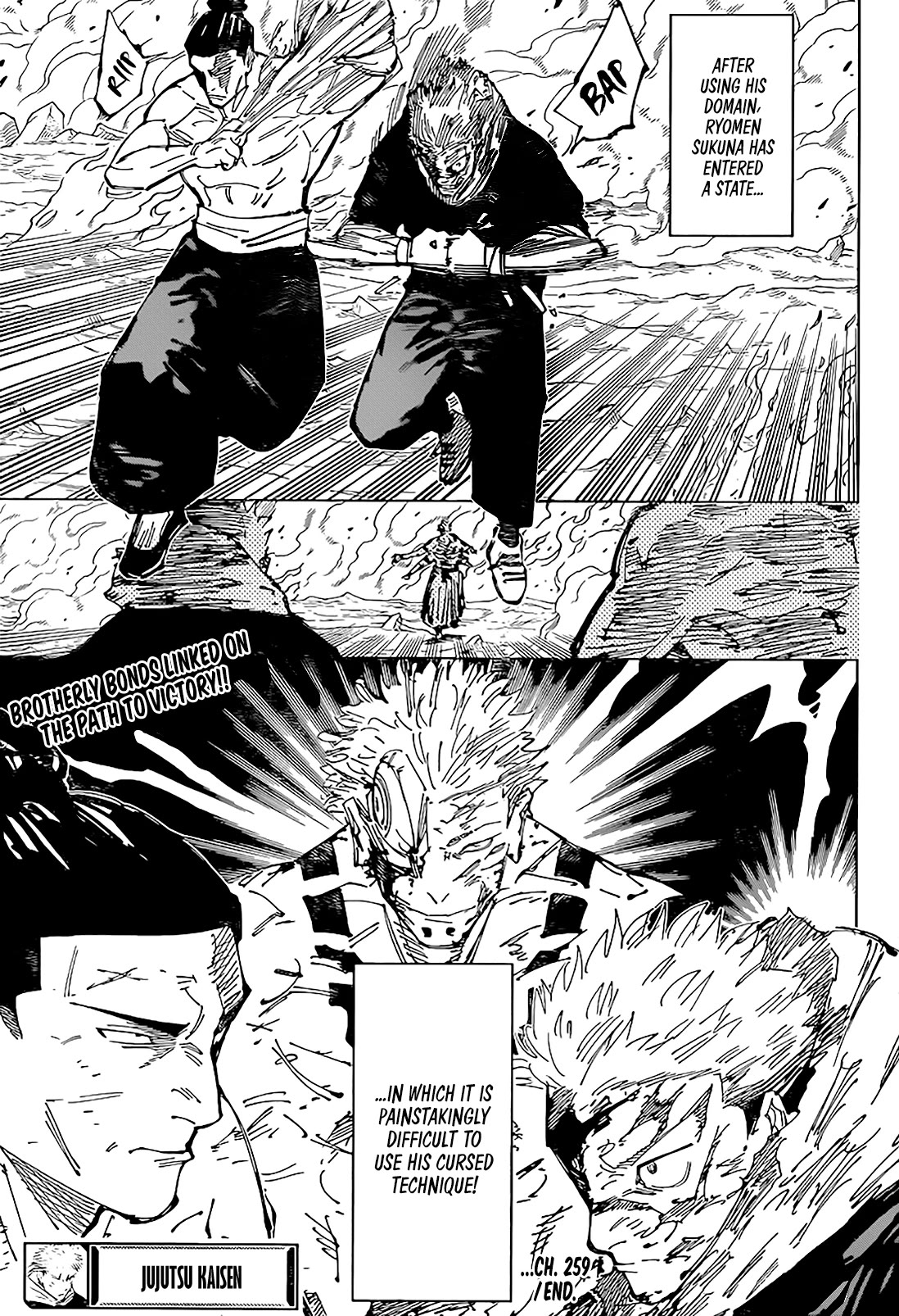 Jujutsu Kaisen Chapter 259