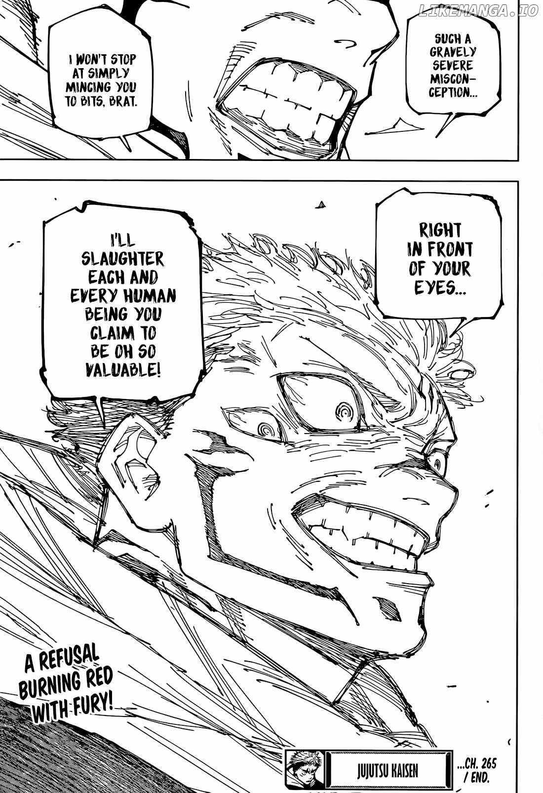 Jujutsu Kaisen Chapter 265