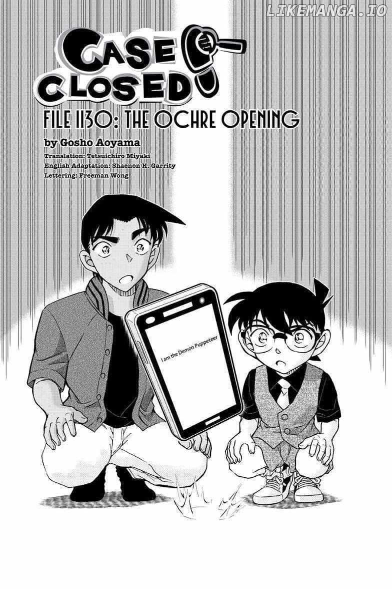Detective Conan Chapter 1130