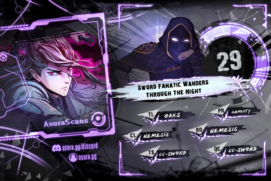 In the Night Consumed by Blades, I Walk (Sword Fanatic Wanders Through