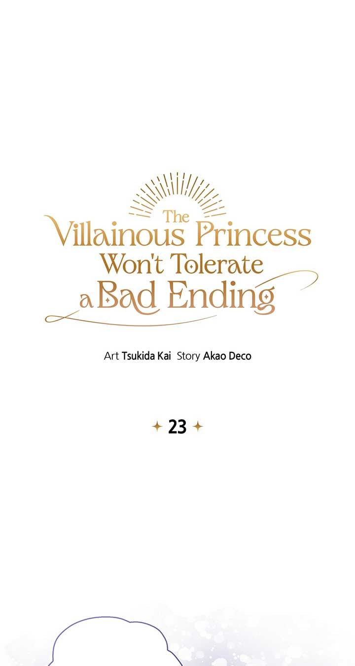 The Villainous Princess Won't Tolerate A Bad Ending Chapter 23