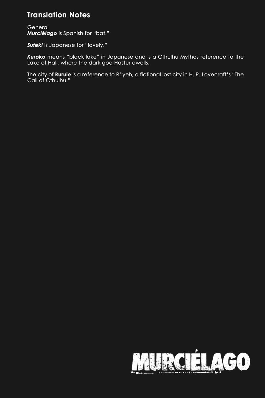 Murciélago Chapter 160