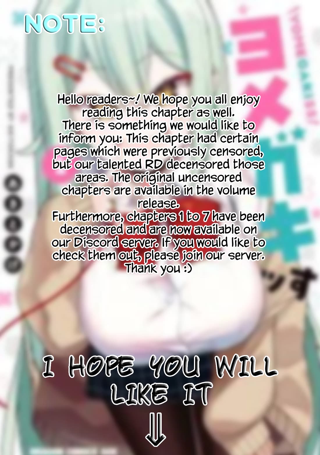 Yomega Kiss Chapter 18