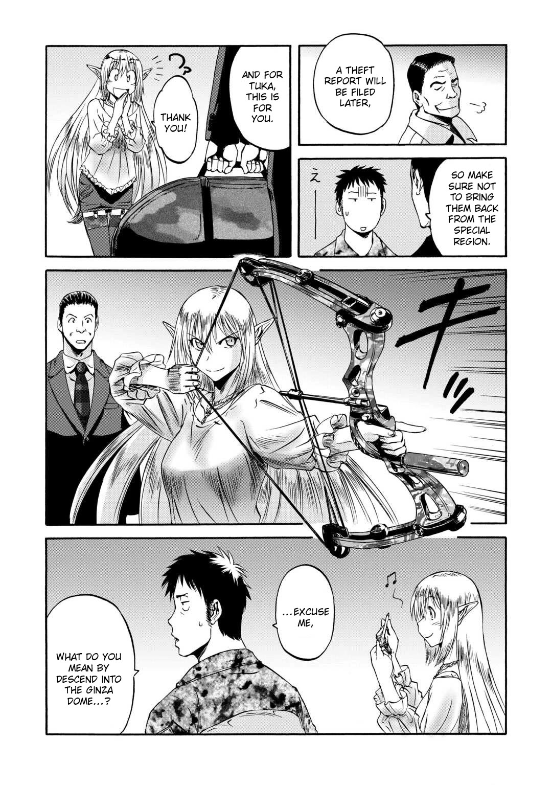 Gate - Jietai Kare no Chi nite, Kaku Tatakeri Chapter 135