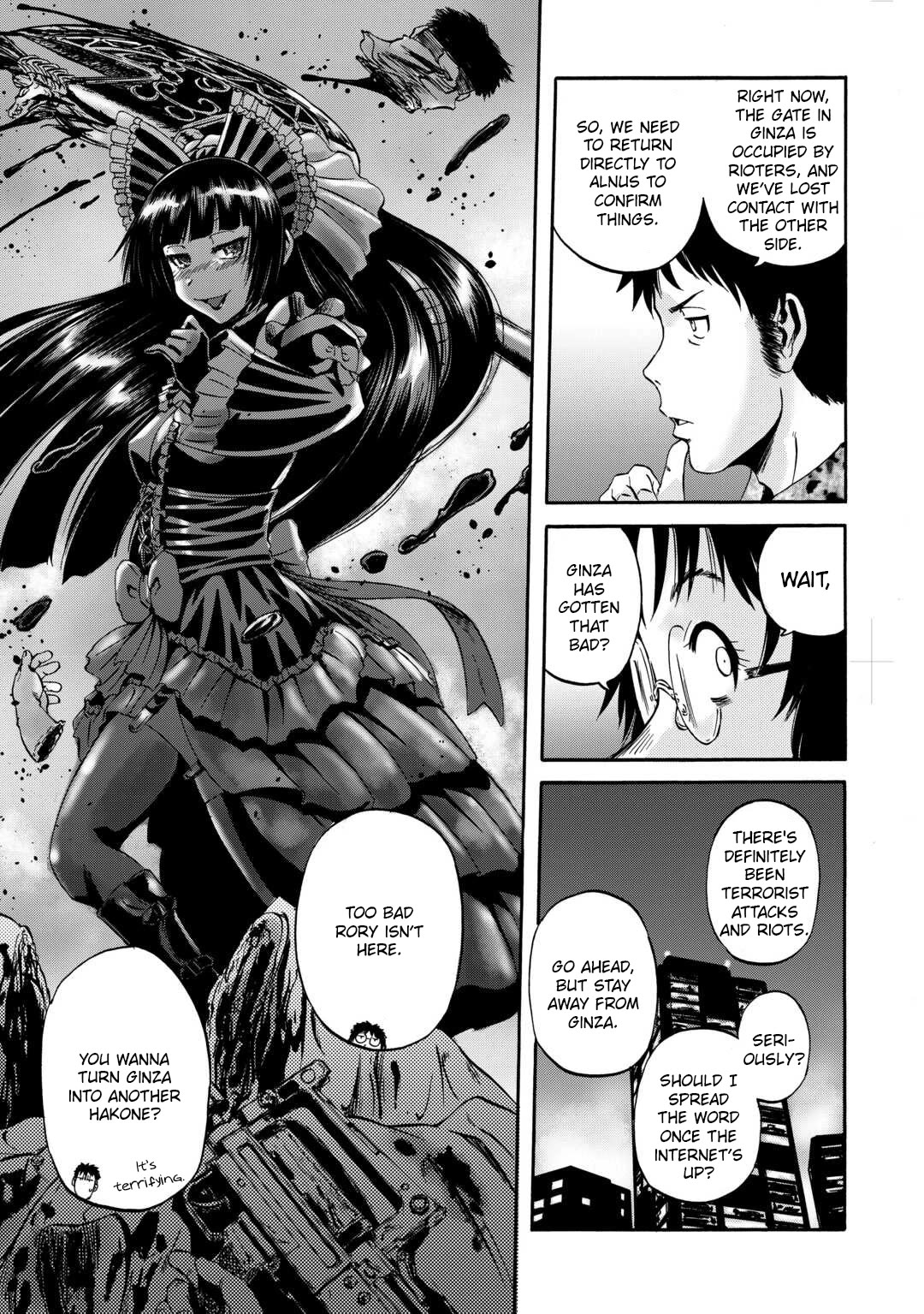 Gate - Jietai Kare no Chi nite, Kaku Tatakeri Chapter 135