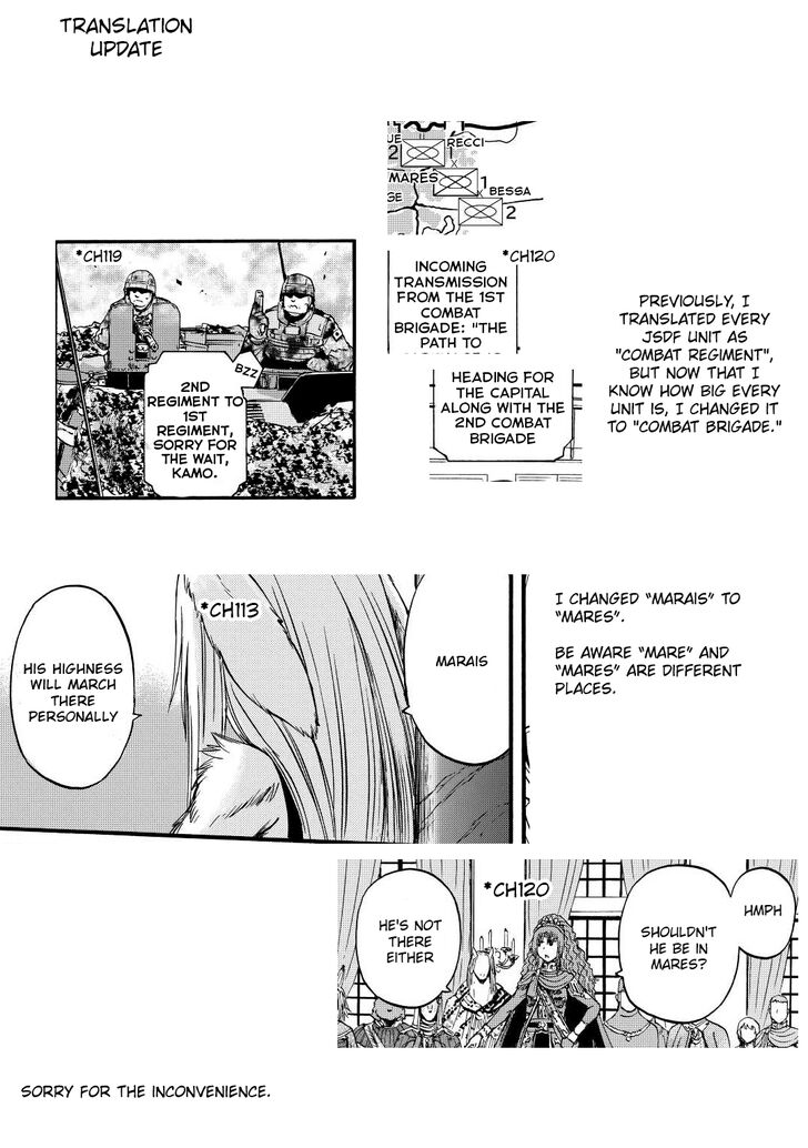 Gate - Jietai Kare no Chi nite, Kaku Tatakeri Vol.TBD Ch.120