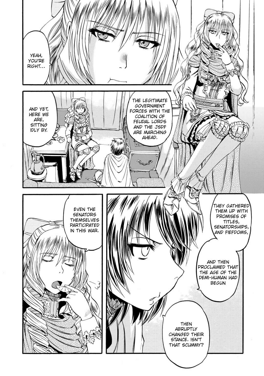 Gate - Jietai Kare no Chi nite, Kaku Tatakeri Chapter 126