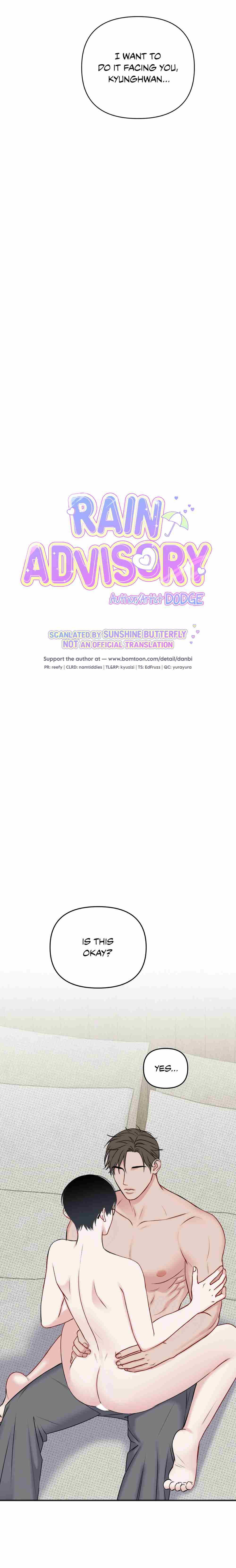 Rain Advisory 10
