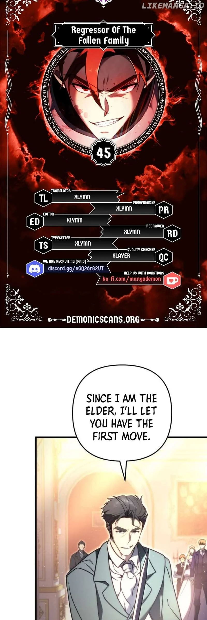 Regressor of the Fallen family Chapter 45, Regressor of the Fallen family Chapter 45 Page 1